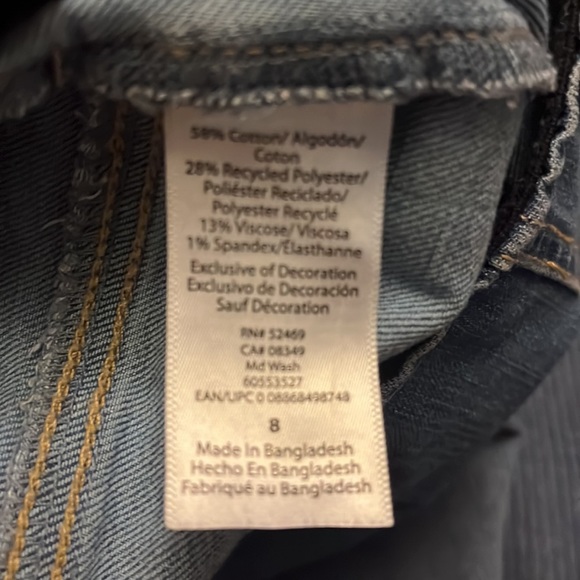 Sofia Jeans by Sofia Vergara Rosa Curvy Jegging High Waist Pull On Ankle Jeans - Picture 4 of 4